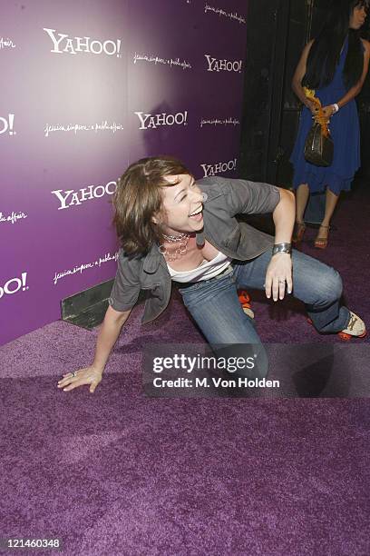 Paige Davis during Yahoo! and Jessica Simpson Celebrate "A Public Affair" - Arrivals at The Roxy in Manhattan, New York, United States.