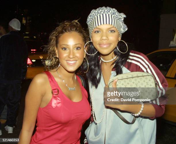 Adrienne Bailon and Kiely Williams of 3LW during Blender Magazine and Nelly Celebrate the Release of Murphy Lee's Debut Album "Unwrapped" at Vue in...