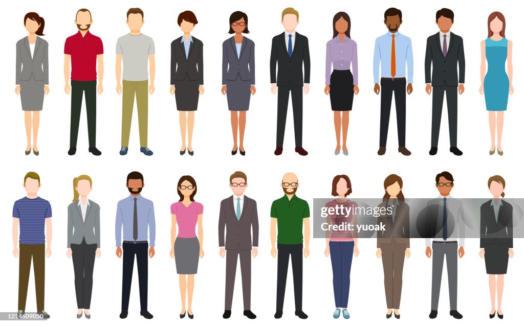 Multiethnic group of people