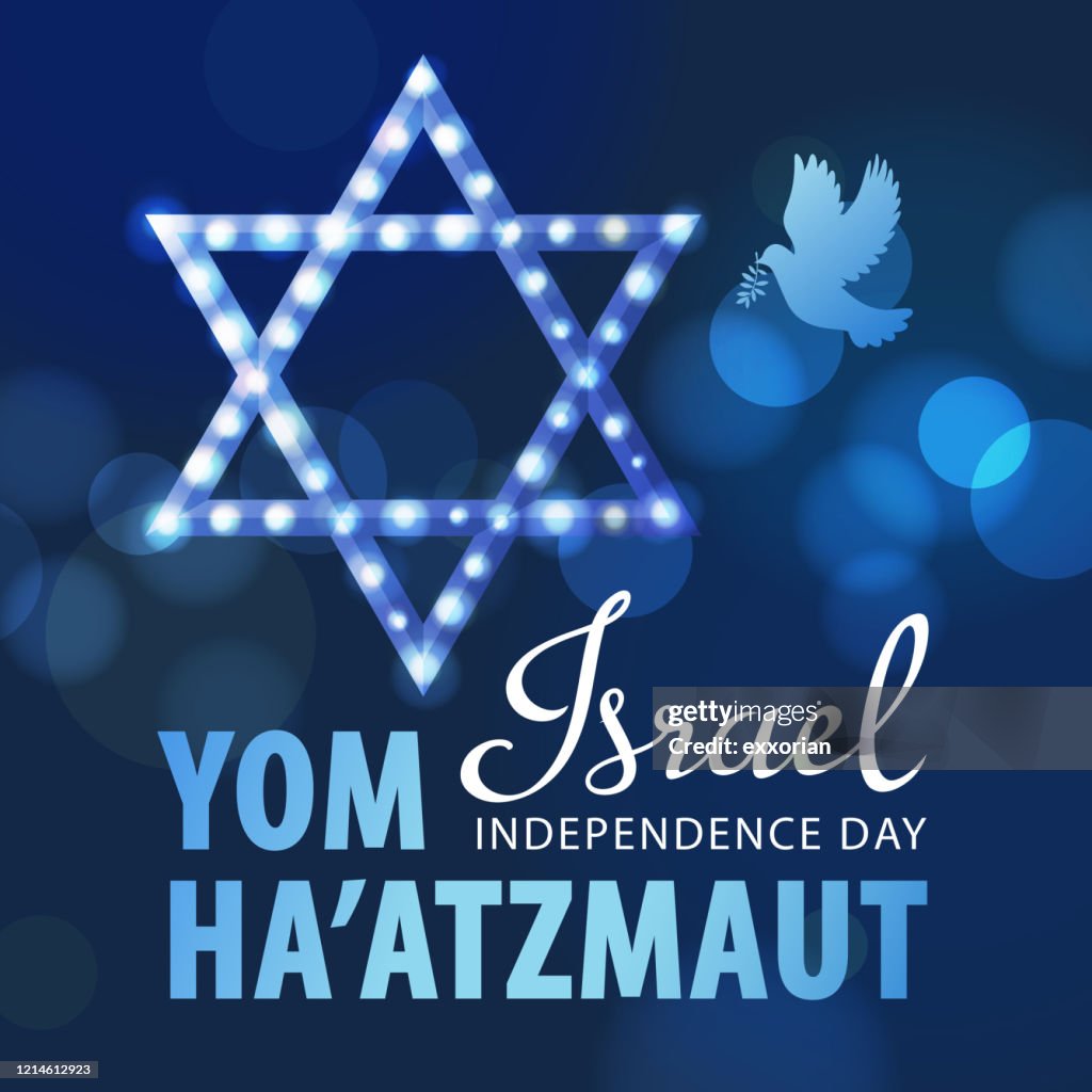 Yom Ha’atzmaut Sparkle David Star