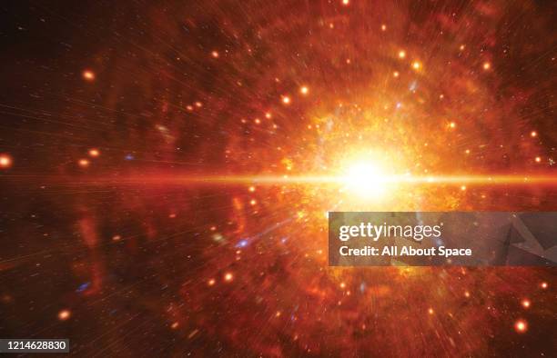 Illustration of the Big Bang event 13.8 billion years ago, created on May 11, 2016.