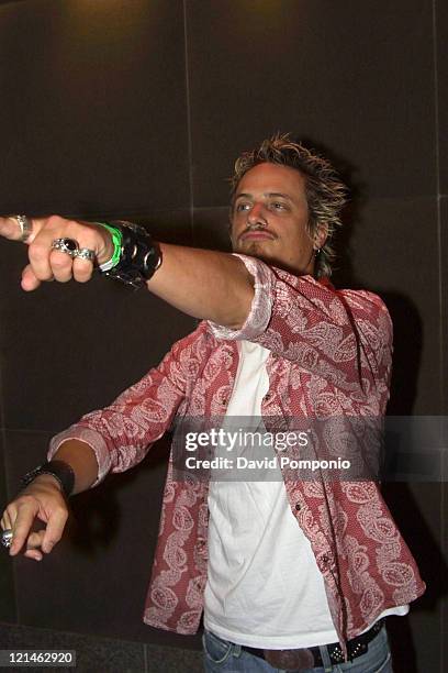 Brett Scallions of Fuel during Velvet Revolver After Party - May 26, 2004 at Hotel Gansevoort Rooftop in New York City, New York, United States.