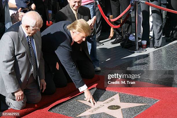 Johnny Grant, Honorary Mayor of Hollywood and Donald Trump