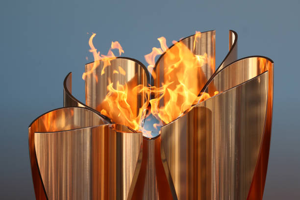 JPN: Olympic Flame Displayed A Day After Tokyo Games Postponement Announced