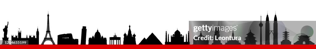 Highly Detailed World Skyline