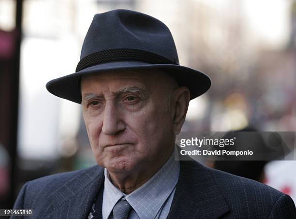 Dominic Chianese during Dominic Chianese on Location for "The Last New Yorker" - March 30, 2006 at Chelsea in New York City, New York, United States.