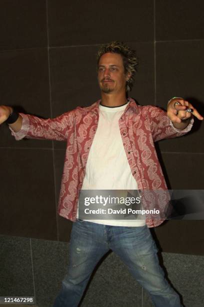 Brett Scallions of Fuel during Velvet Revolver After Party - May 26, 2004 at Hotel Gansevoort Rooftop in New York City, New York, United States.