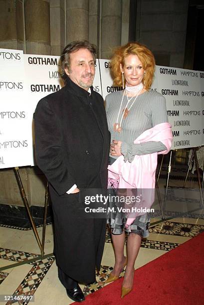 Ron Silver, Catherine de Castelbajac during Gotham Magazine and Los Angeles Confidential Magazine Host Anniversary Party at Cipriani in New York, New...