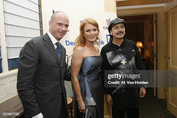 Giuseppe Cipriani, Sarah Ferguson, Duchess of York, Carlos Santana