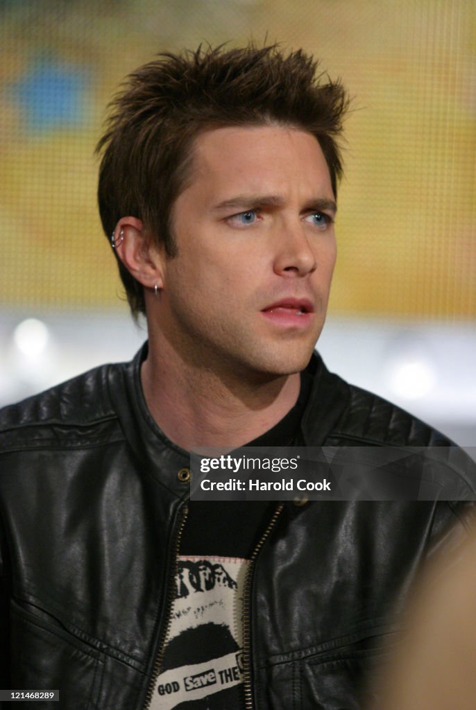 Steven during Hooters Calendar Girls Visit FUSE's "Daily Download