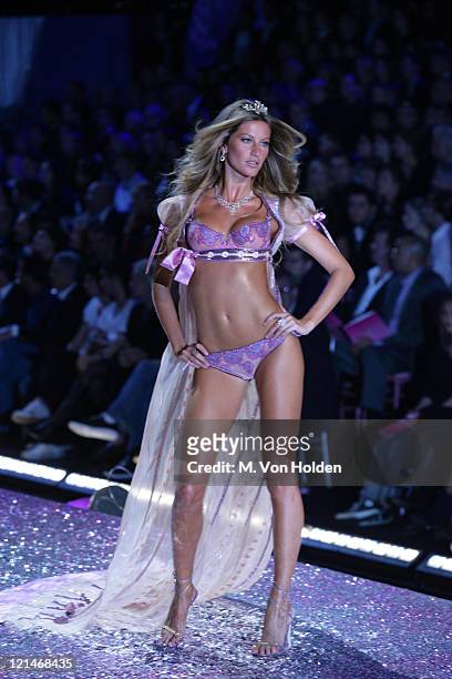Gisele Bundchen during The 10th Annual Victoria's Secret Fashion Show at Lexington Armory in New York, New York, United States.