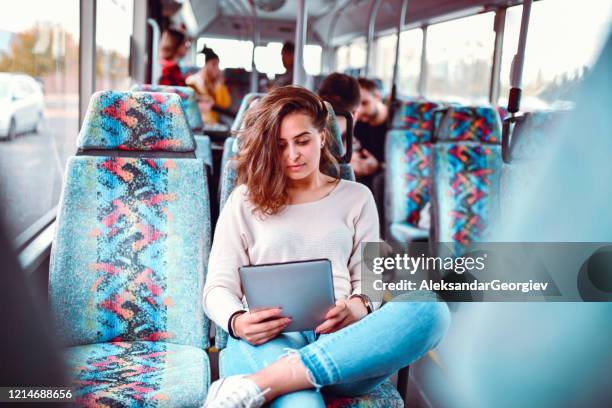 Bus Tablet Bus Tablet Photos and Premium High Res Pictures - Getty Images