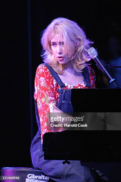 Nellie McKay during Jamie Cullum and Nellie McKay Perform Live with Special Guest Raul Midon - August 19, 2004 at Delacorte Theater in New York, New...
