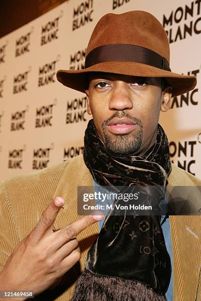 Fonzworth Bentley during The 100th anniversary party of Mont Blanc at The Newspace in New York, New York, United States.