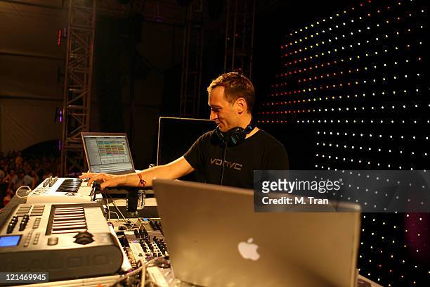 Paul van Dyk during Coachella Valley Music and Arts Festival - Day 3 - Paul van Dyk at Empire Polo Field in Indio, California, United States.