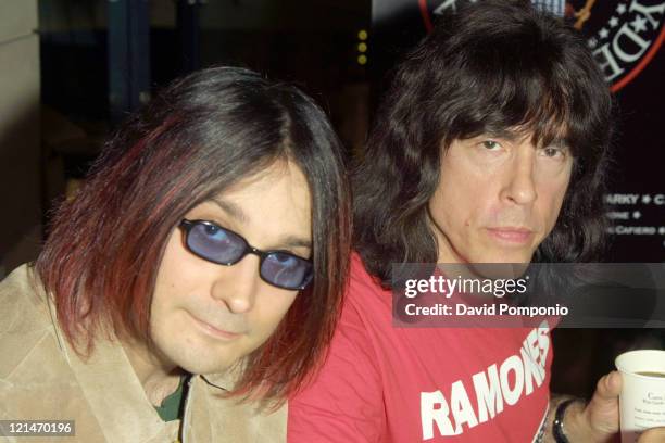 Ramones Raw Director and Producer John Cafiero and Marky Ramone of The Ramones