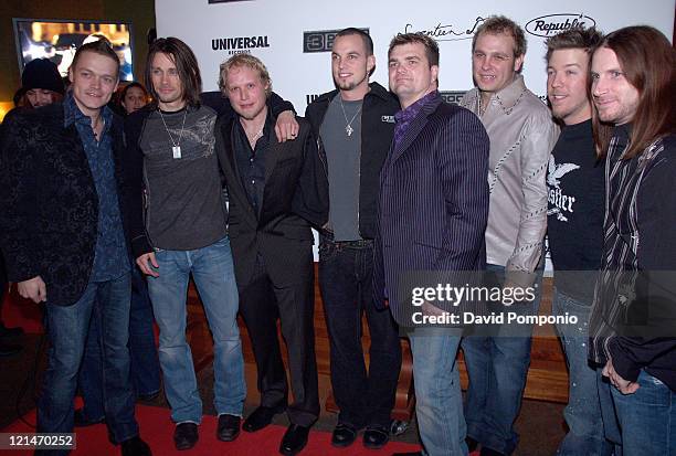 Doors Down, Seether and Alter Bridge during 3 Doors Down "Seventeen Days" Album Release Party at Crash Mansion in New York City, New York, United...