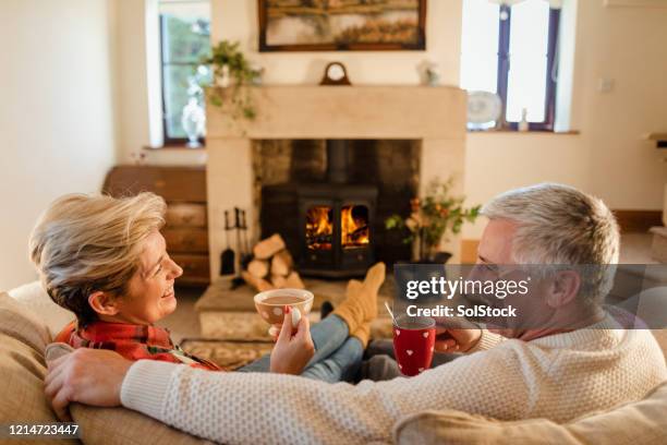 just me and you with our hot chocolate - warming up stock pictures, royalty-free photos & images