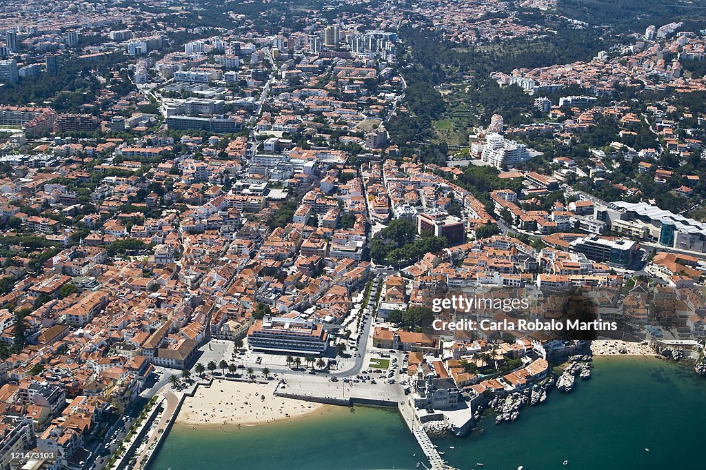 Cascais aerial view