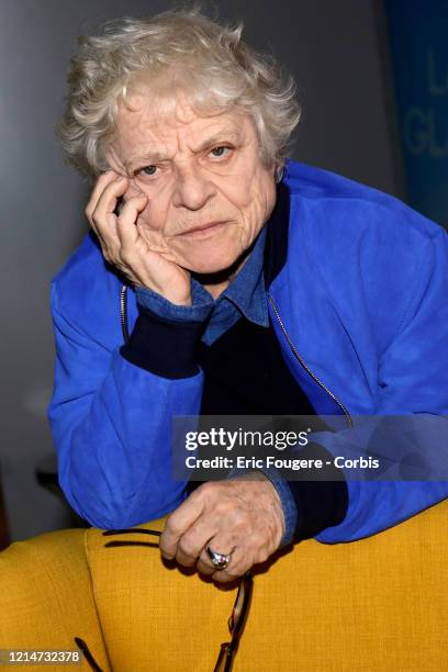 French director Josee Dayan during a portrait session in Paris, France on .