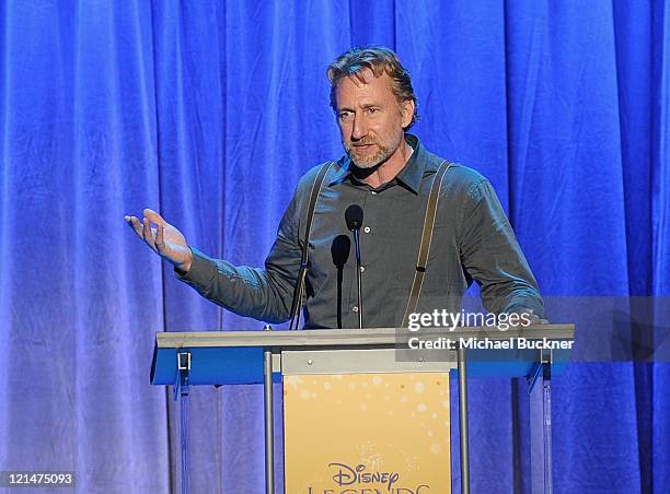 Director Brian Henson speaks at the Disney Legends Awards Ceremony during the D23 Expo 2011 at the Anaheim Convention Center on August 19, 2011 in...