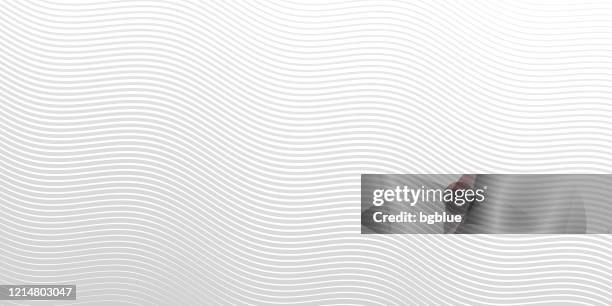 abstract white background - geometric texture - seamless wave pattern stock illustrations