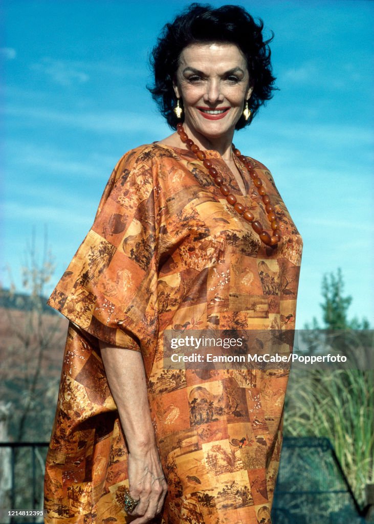 Jane Russell R American film actress Jane Russell at home in Sedona, Arizona, circa ...
