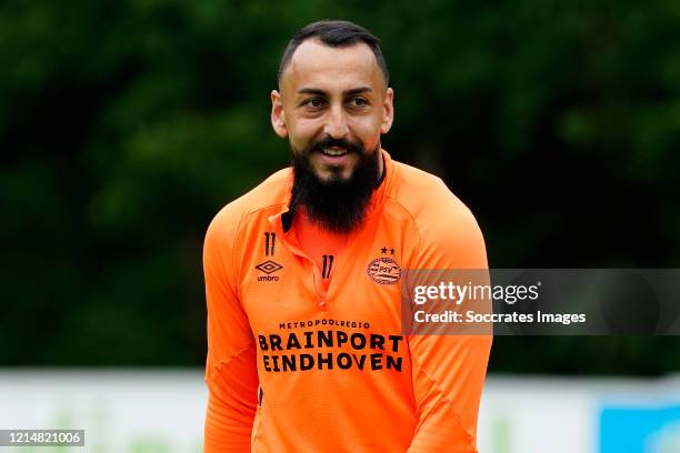 Konstantinos Mitroglou of PSV during the Training PSV at the De Herdgang on May 22, 2020 in Eindhoven Netherlands