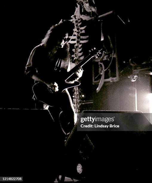 Louis Svitek performs in Ministry at the Universal Amphitheatre in Los Angeles on December 27, 1992 in Los Angeles.