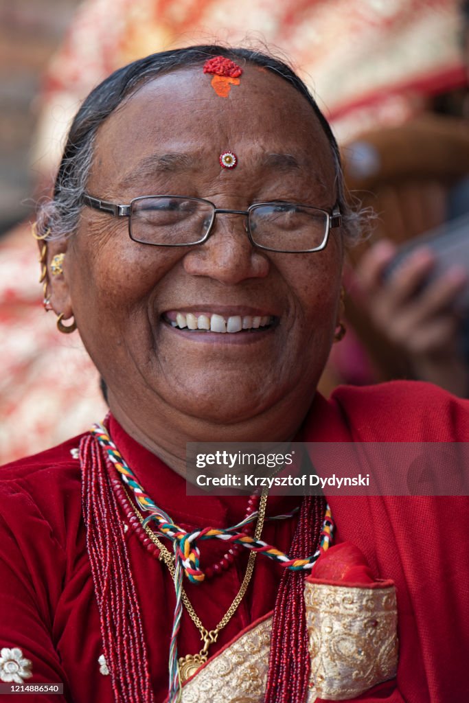 Local woman, Bhaktapur, Nepal