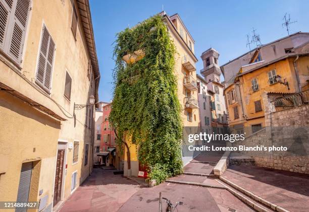 old city of nice, france - cote dazur stock pictures, royalty-free photos & images