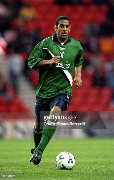 Phil Babb of Liverpool in action during the 100th League Championship Challenge match against Sunderland played at the Stadium of Light in...