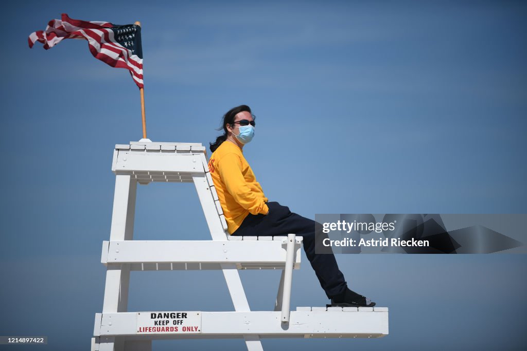 Memorial Day Weekend Celebrated On Eastern Long Island, As The Hamptons Remains Partly Closed Over