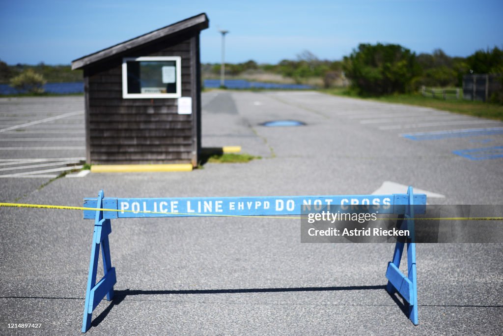 Memorial Day Weekend Celebrated On Eastern Long Island, As The Hamptons Remains Partly Closed Over