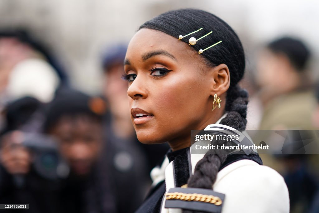 Street Style - Paris Fashion Week - Womenswear Fall/Winter 2020/2021 : Day Five