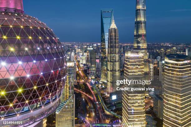 shanghai bund at night - bridge architecture up close night stock pictures, royalty-free photos & images