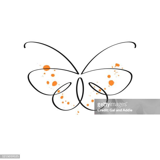butterfly - butterfly tattoos stock illustrations
