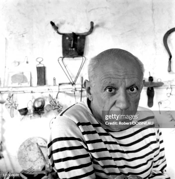 Pablo Picasso In Vallauris Atelier