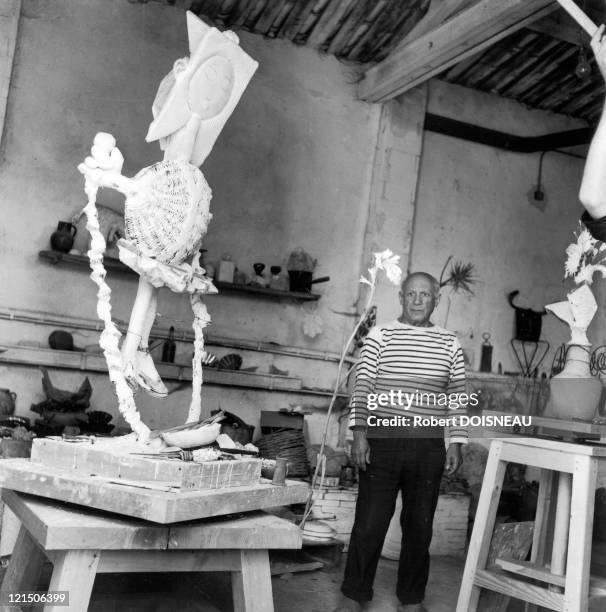 Pablo Picasso In France, Vallauris, September 1952