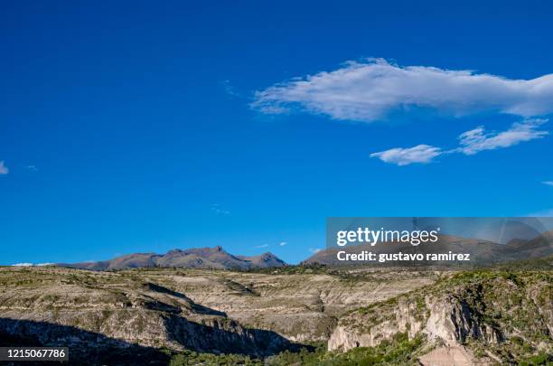 ayacucho landscape nature - mancala stockfoto's en -beelden