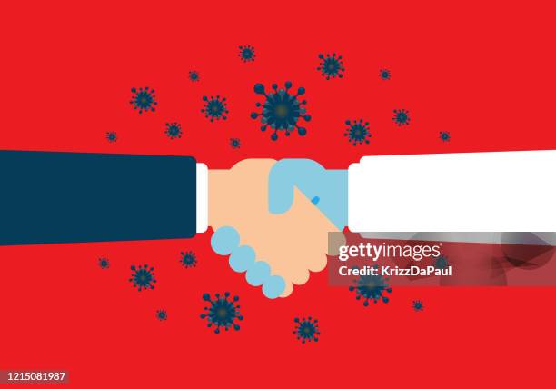 helping hand - doctors shaking hands stock illustrations