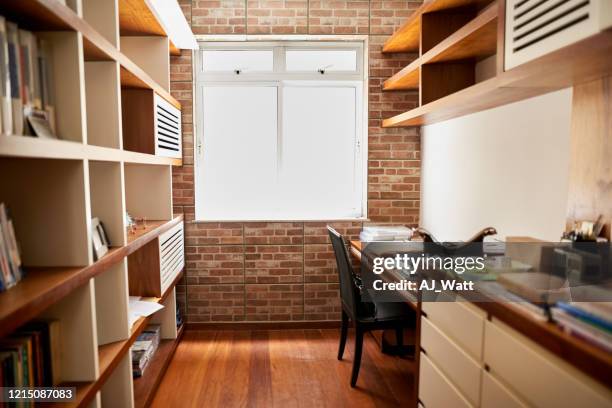 small home office - small office stock pictures, royalty-free photos & images