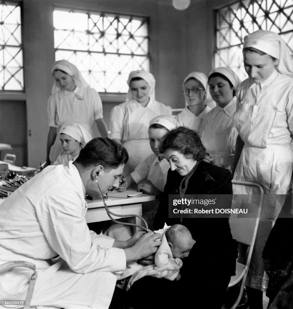 Examination Of A New Born By A Doctor