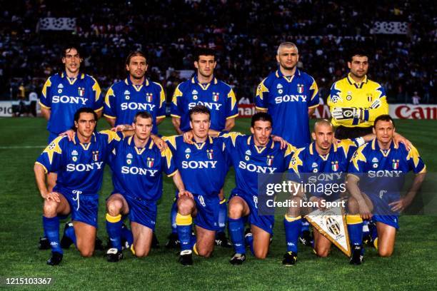 Team Juventus line up during the Champions League Final match between Ajax Amsterdam and Juventus Turin, at Stadio Olimpico, Roma, Italy on 22th May...