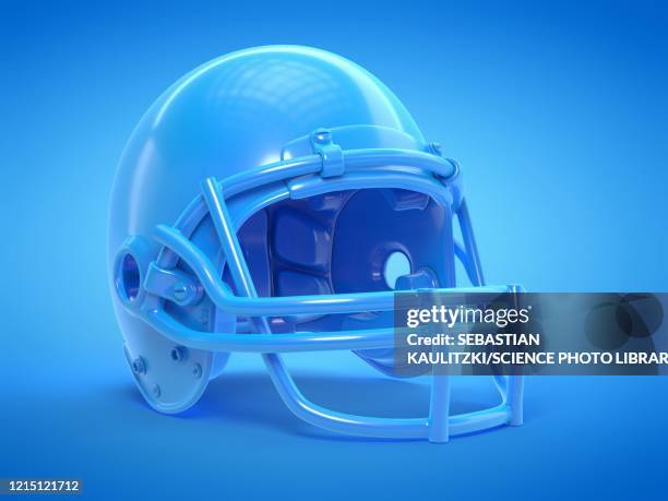 stockillustraties, clipart, cartoons en iconen met football helmet, illustration - football helmet