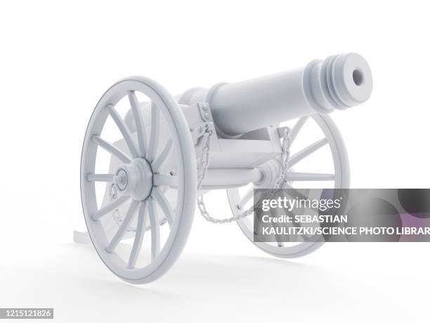 cannon, illustration - artillery stock illustrations