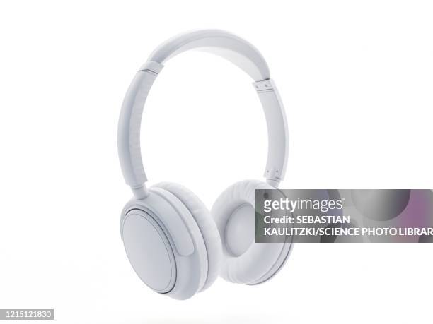 headphones, illustration - headphones white background stock illustrations