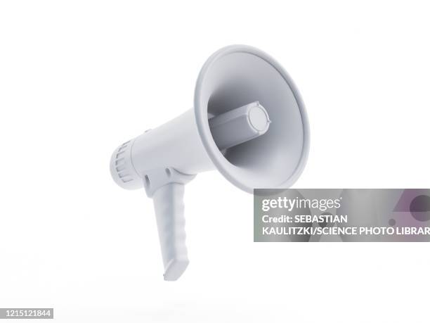 ilustraciones, imágenes clip art, dibujos animados e iconos de stock de megaphone, illustration - altavoz