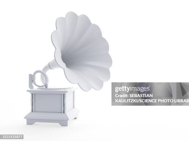 stockillustraties, clipart, cartoons en iconen met gramophone, illustration - grammofoon