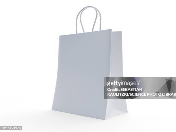 shopping bag, illustration - white shopping bag stock illustrations
